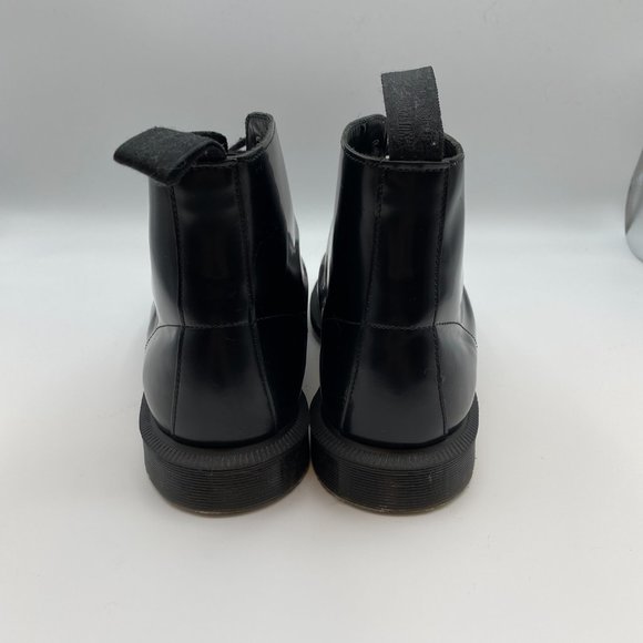 Dr. Marten's Emmeline Smooth Leather Lace Up Ankle Boots Womens US 9 BLACK Shoes - Picture 15 of 16
